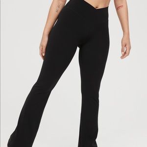 Aerie real me cross over high waisted flare leggings